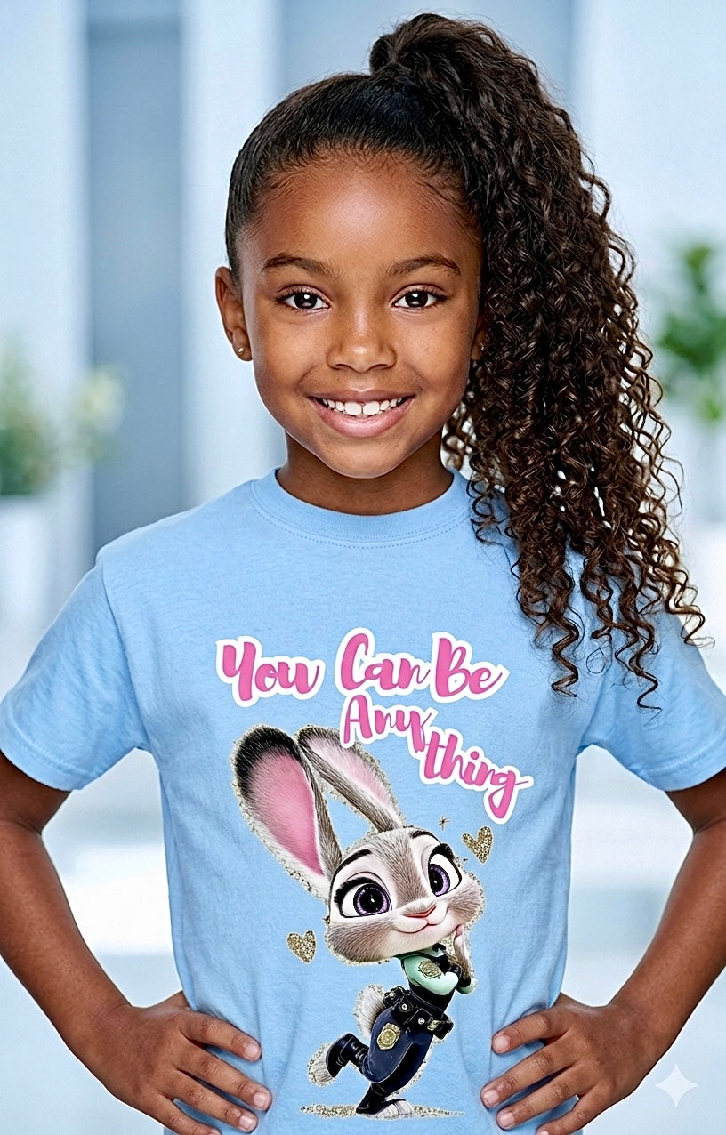 Judy Hopps Inspired "You can be anything" T-Shirt
