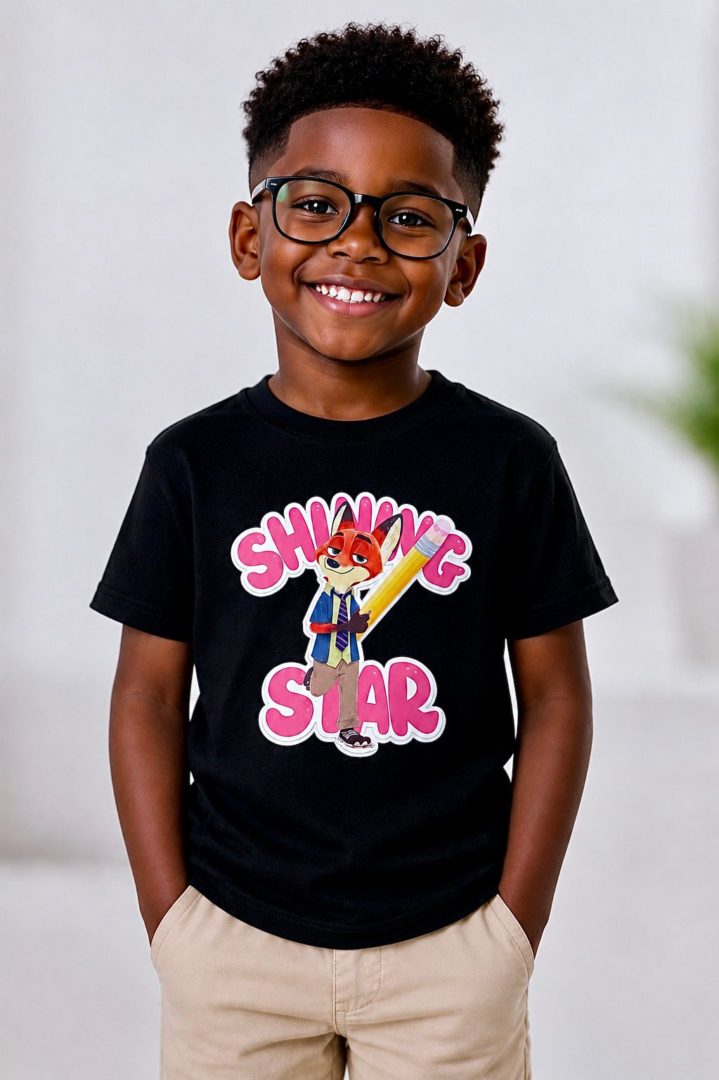 Nick Wilde Inspired Zootopia Shirt for Boys
