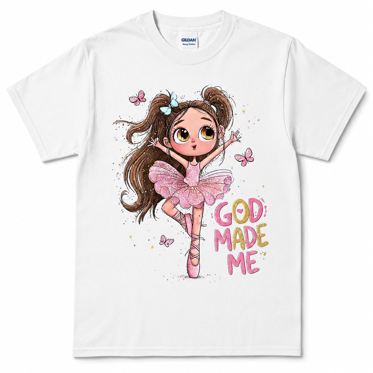 Toddler Girl T-Shirt – Custom Faith-Inspired Design