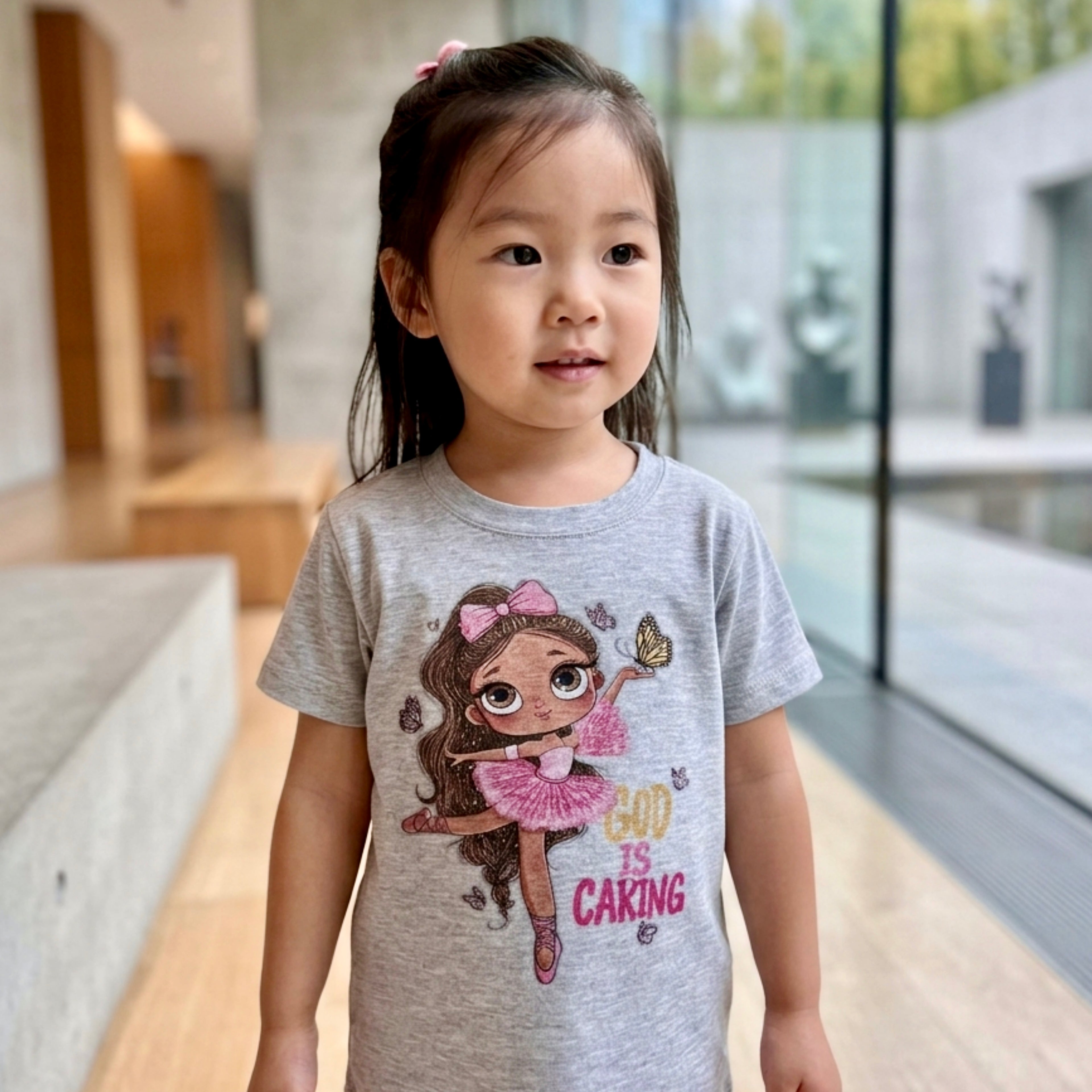 Poroka Toddler Girl T-Shirt - Ballerina Exclusive Design