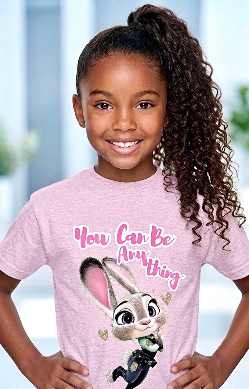 Judy Hopps Inspired "You can be anything" T-Shirt