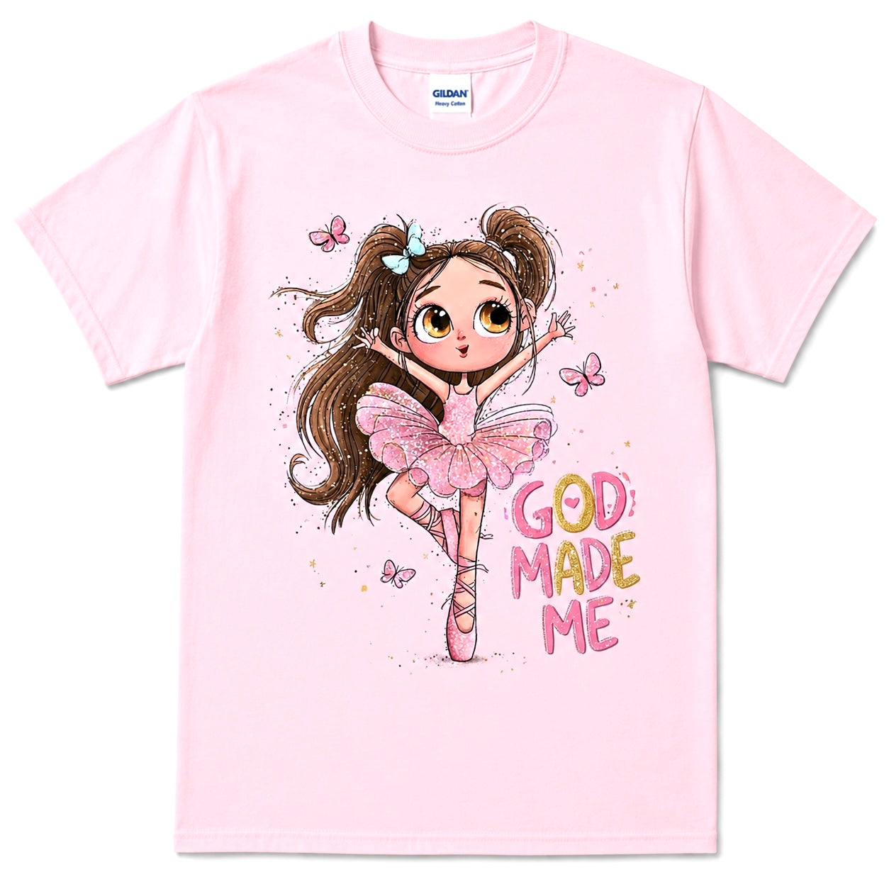 Toddler Girl T-Shirt – Custom Faith-Inspired Design