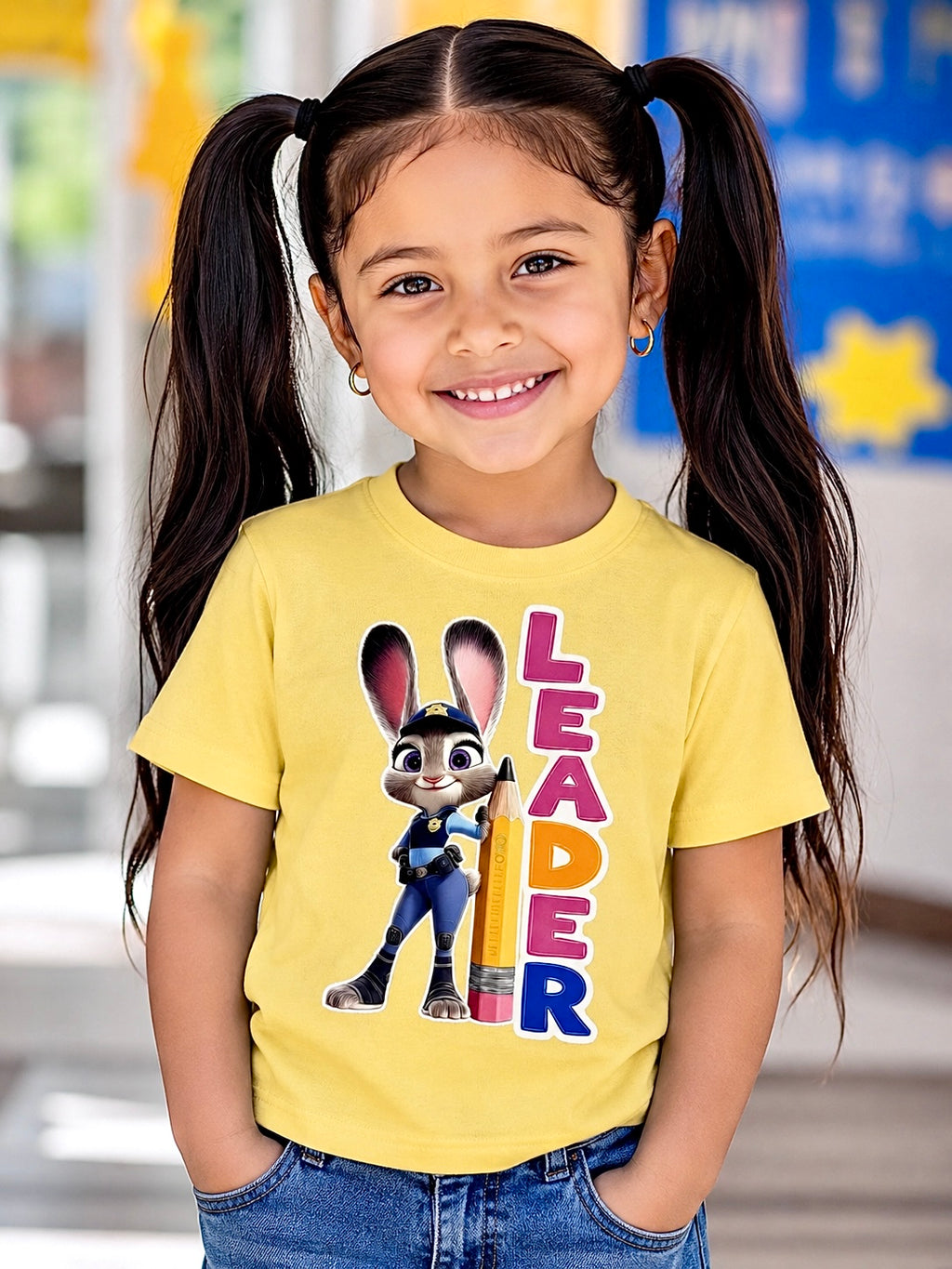 Judy Hopps Leader T-Shirt for School Kids