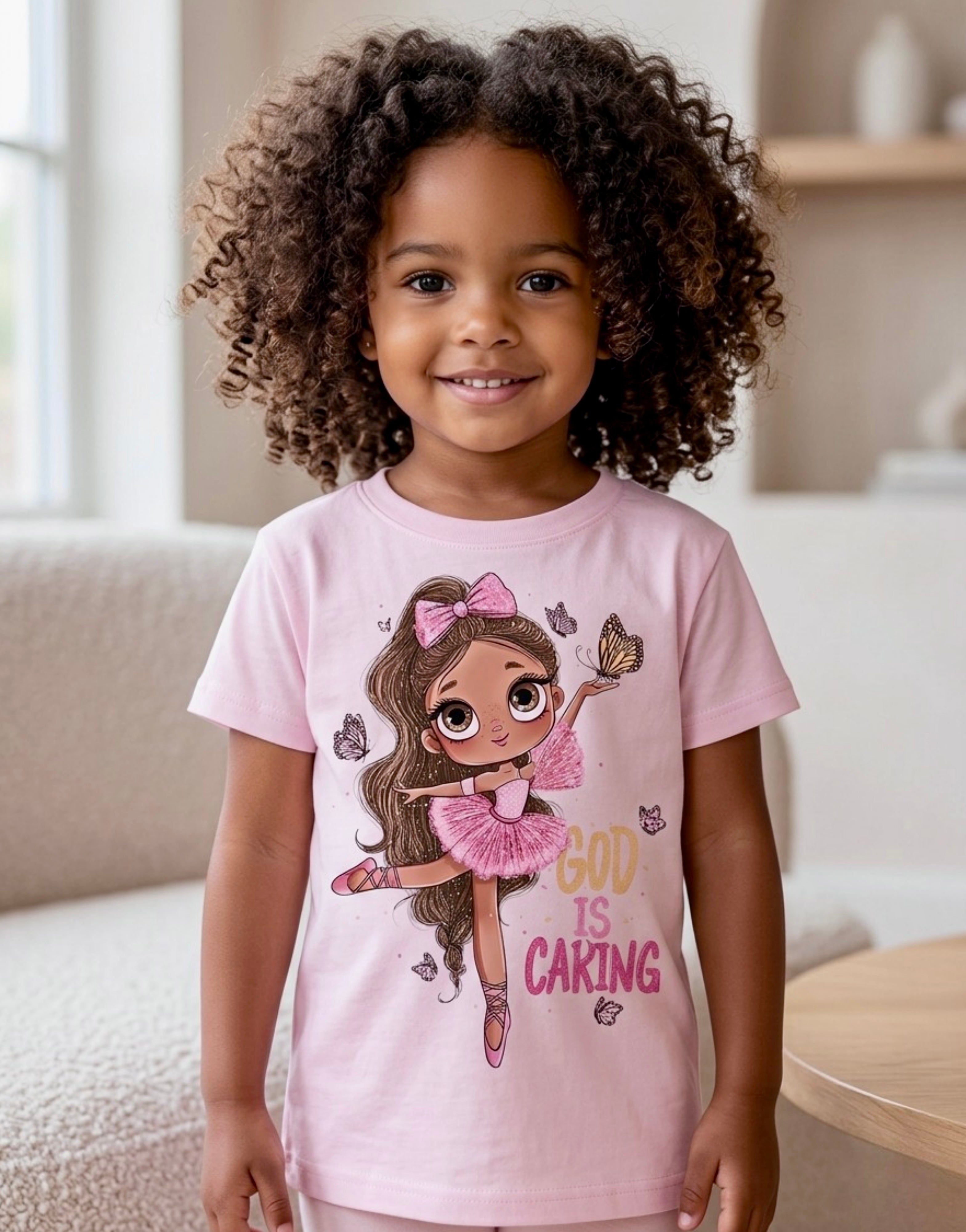 Poroka Toddler Girl T-Shirt - Ballerina Exclusive Design