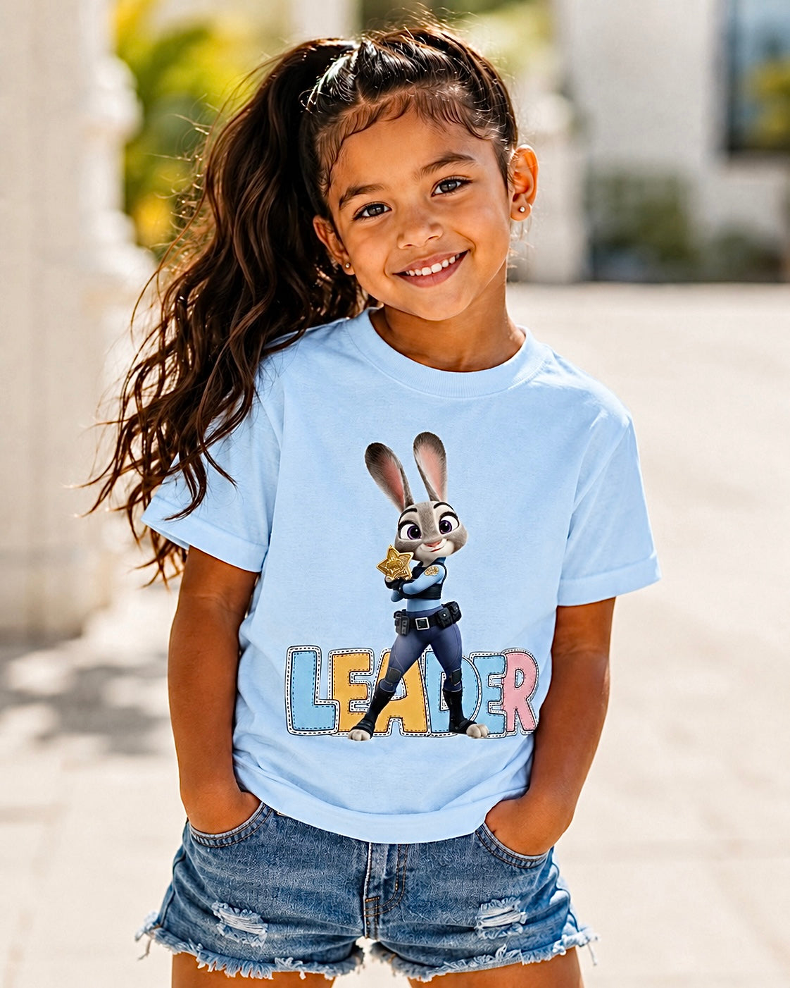 Judy Hopps Leader T-Shirt, Zootopia Inspired Bunny Police Tee
