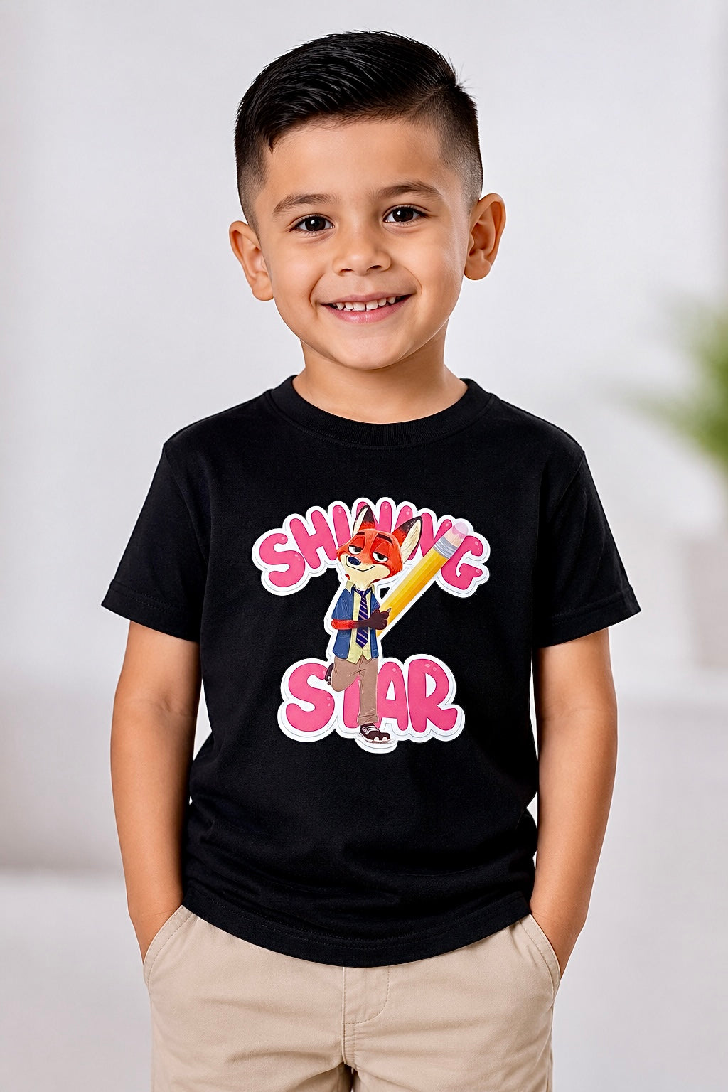 Nick Wilde Inspired Zootopia Shirt for Boys