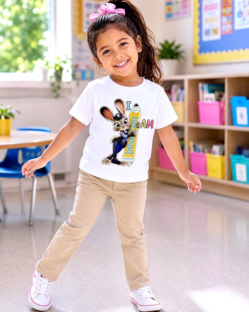 Zootopia Judy Hopps Inspired Girls T-shirt