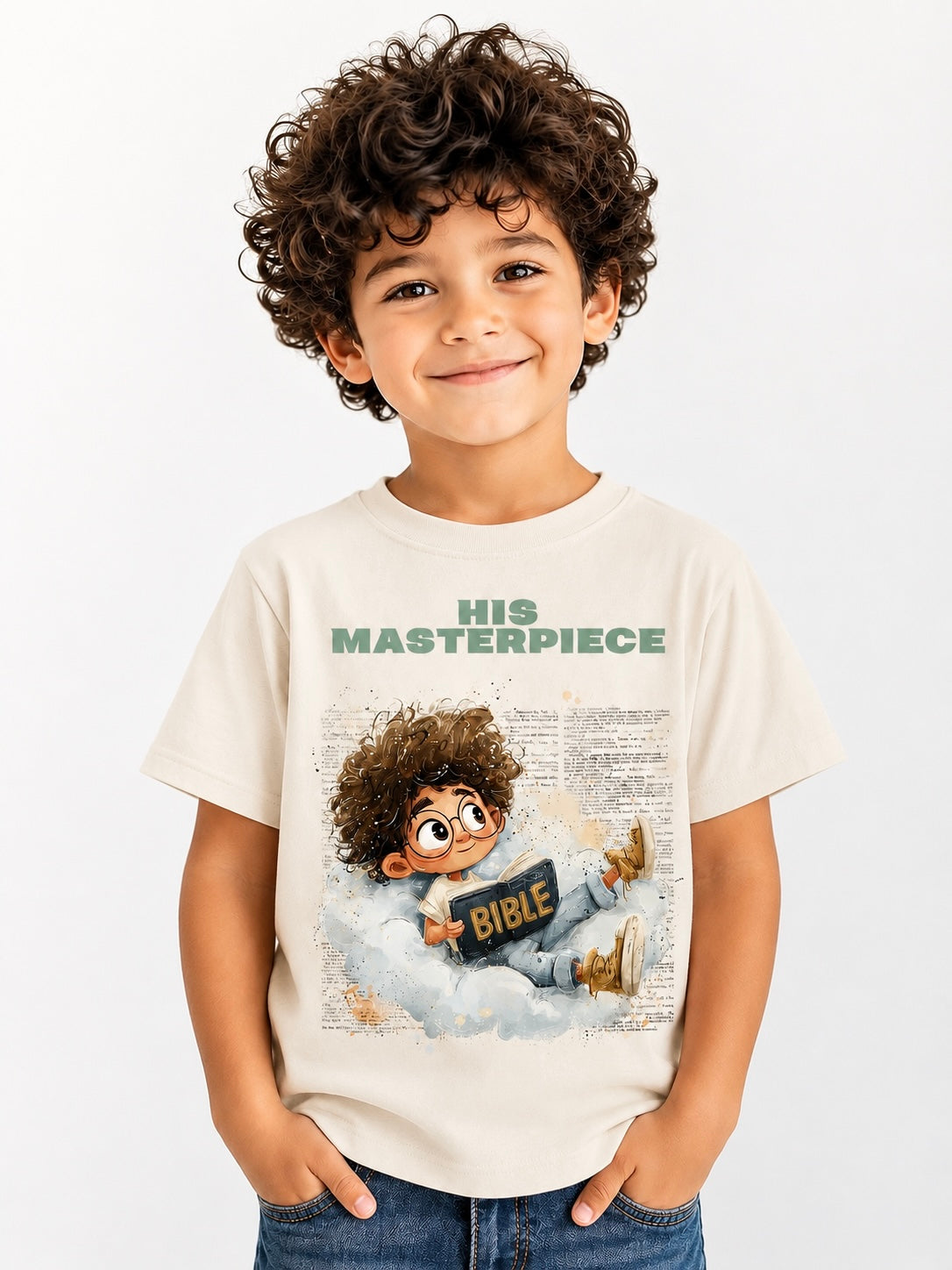 His Masterpiece Youth Christian Shirt