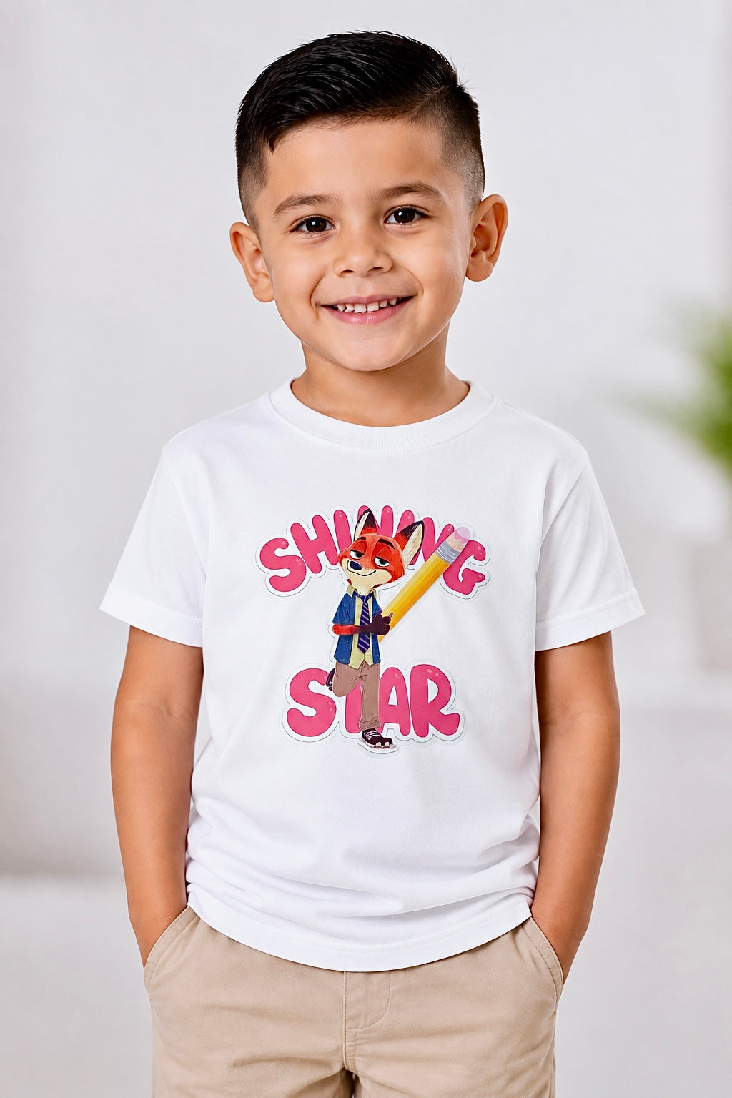 Nick Wilde Inspired Zootopia Shirt for Boys