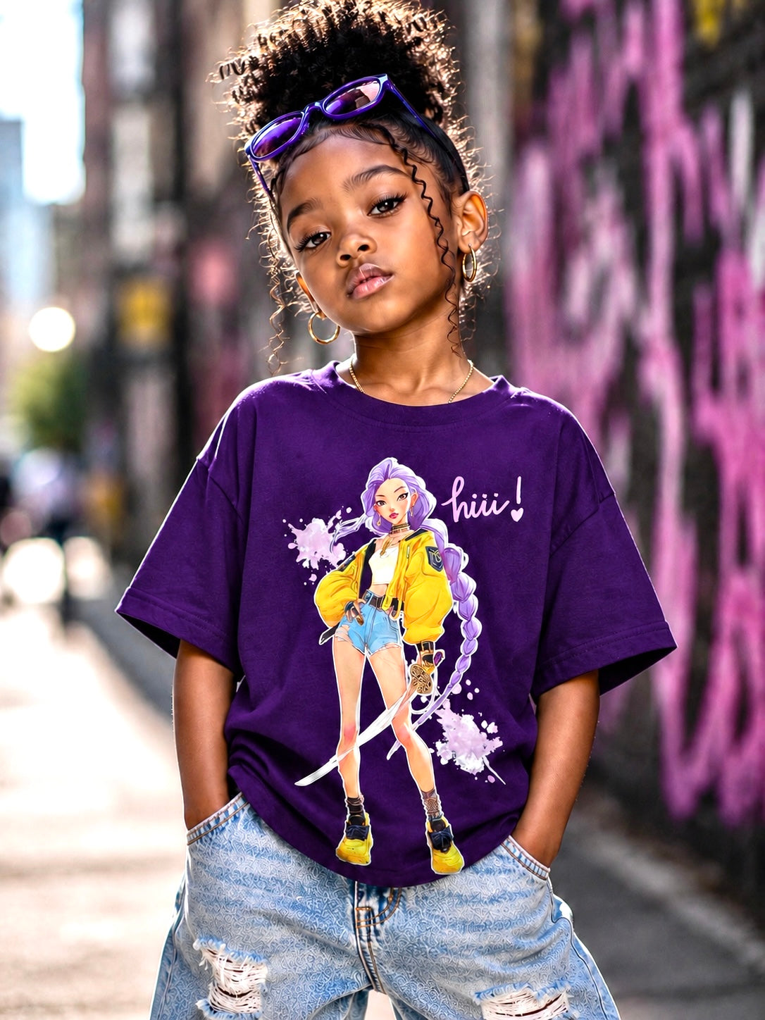 Kpop Rumi Inspired Shirt for Girls
