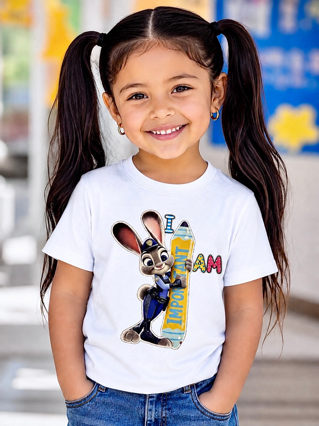 Zootopia Judy Hopps Inspired Girls T-shirt