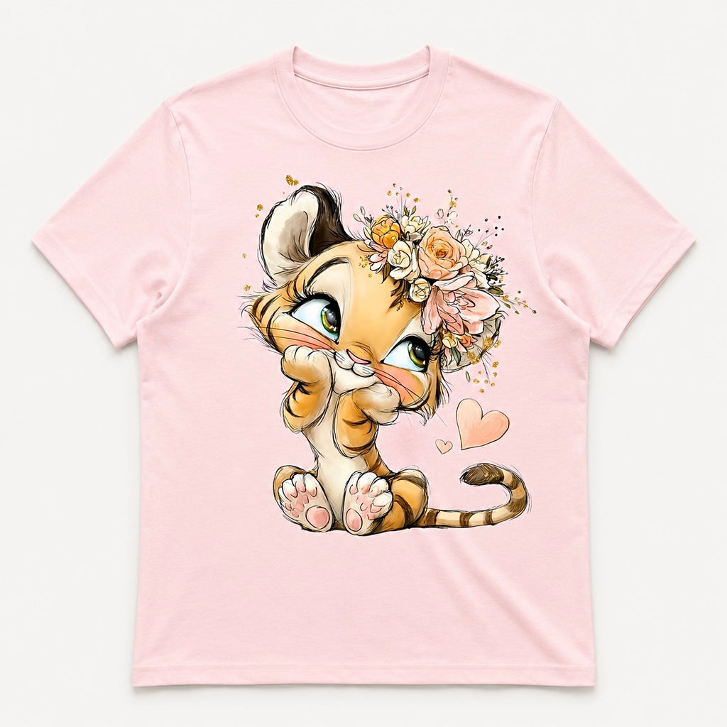Playful Baby Tiger Girl T-Shirt
