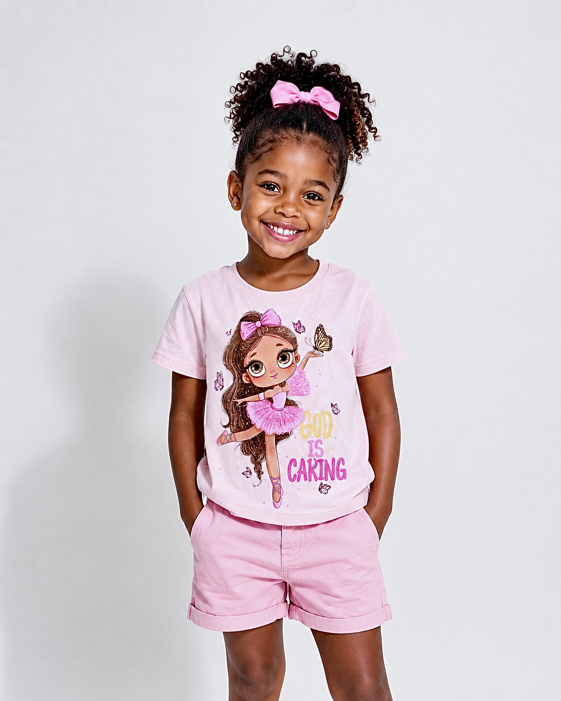 Toddler Girl Faith Design T-Shirt - Ballerina Exclusive Design
