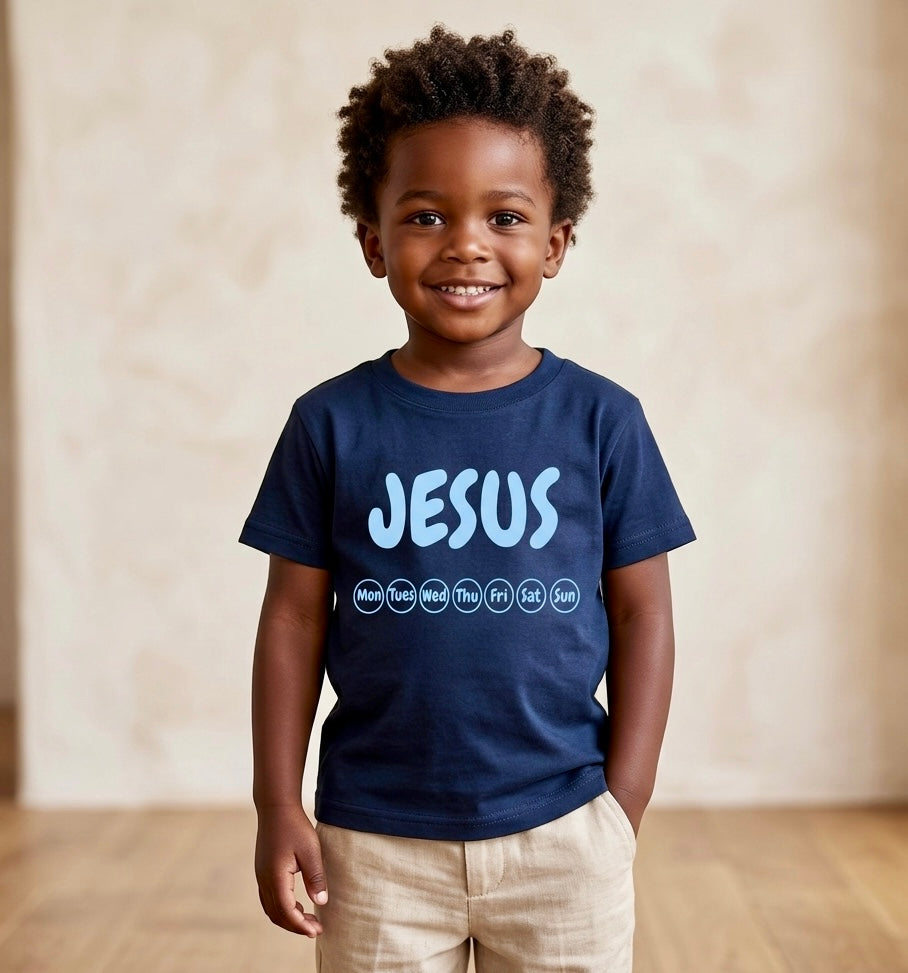 Rabbit Skin Everyday Jesus Toddler Boy Graphic T-Shirt