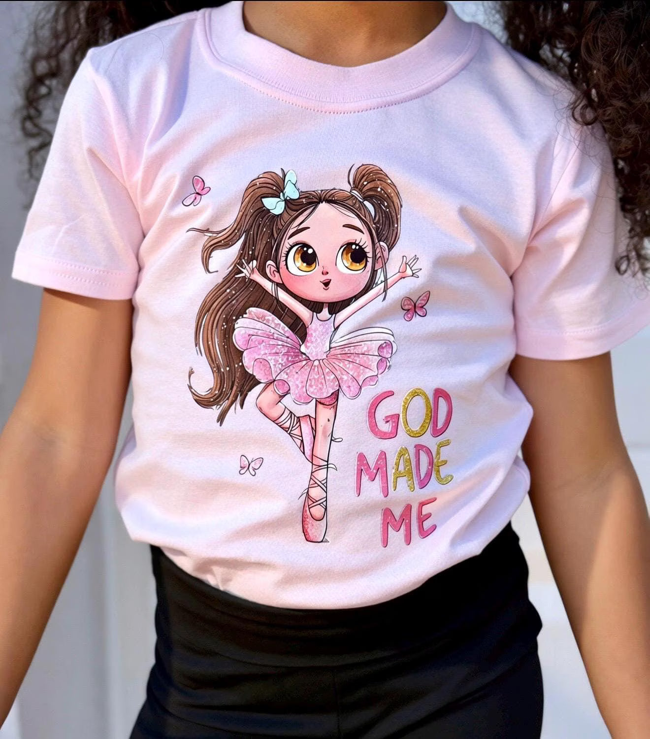 Toddler Girl T-Shirt – Custom Faith-Inspired Design