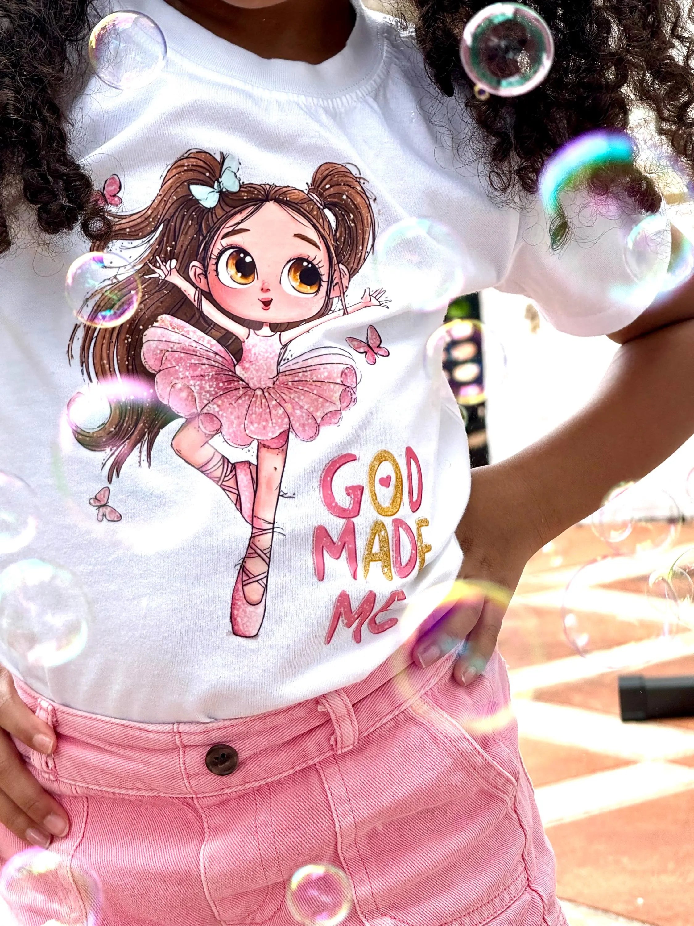 Toddler Girl T-Shirt – Custom Faith-Inspired Design