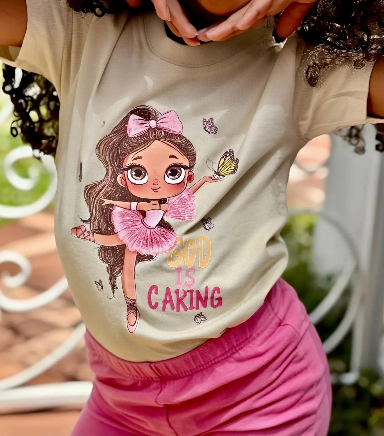 Toddler Girl T-Shirt – Custom Faith-Inspired Design