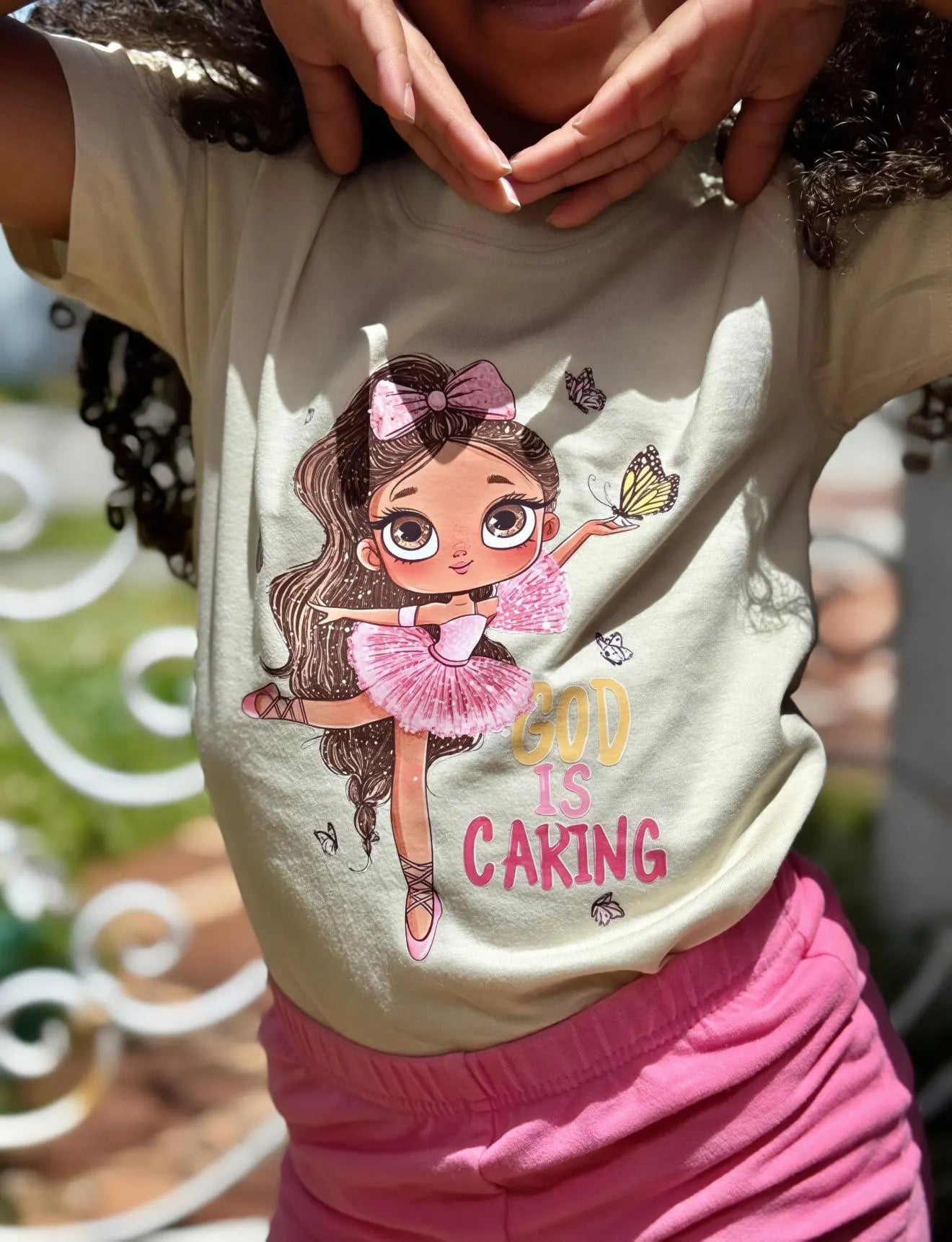 Toddler Girl T-Shirt – Custom Faith-Inspired Design