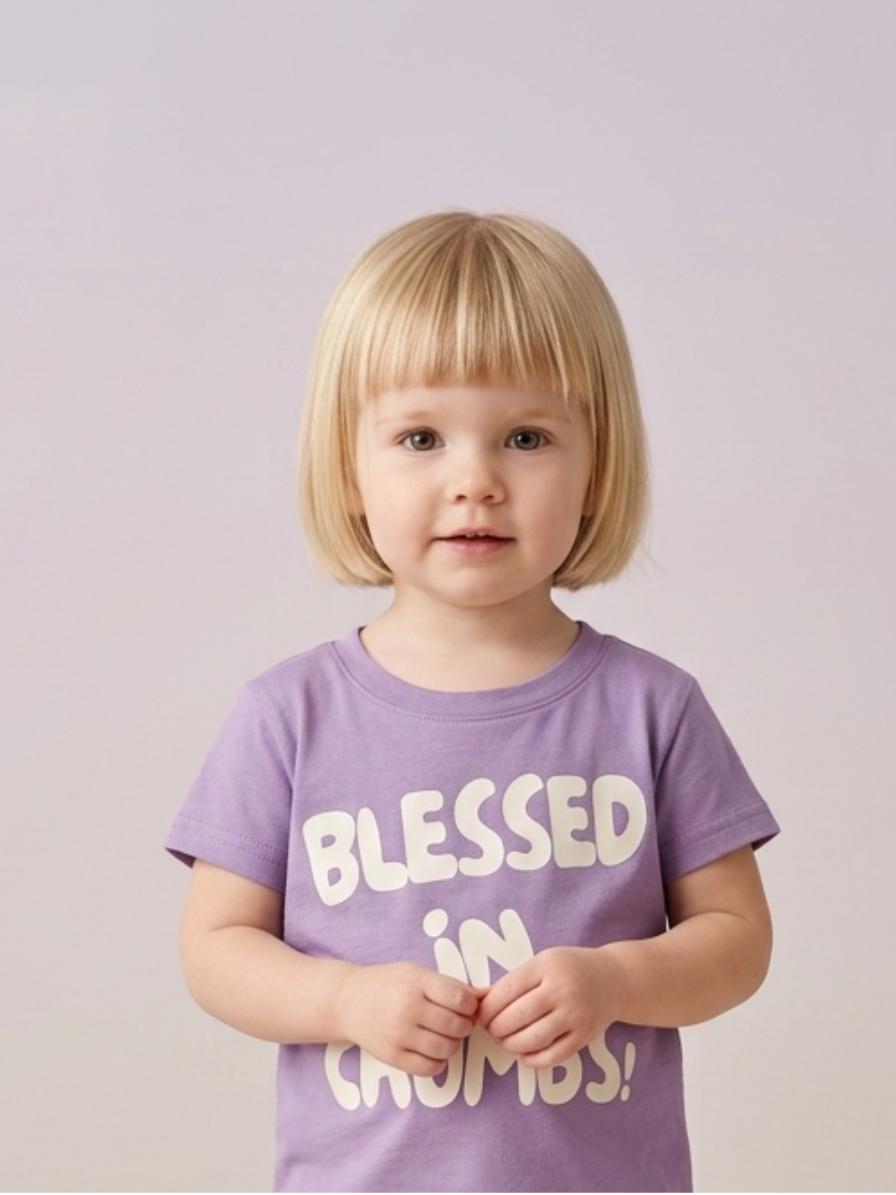 Everyday Jesus Toddler Girl Crumbs T-Shirt – Poroka Brand