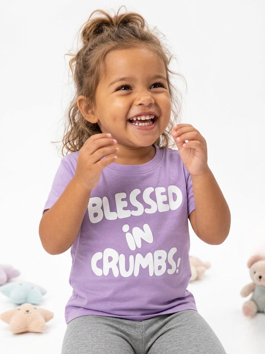 Everyday Jesus Toddler Girl Crumbs T-Shirt – Poroka Brand